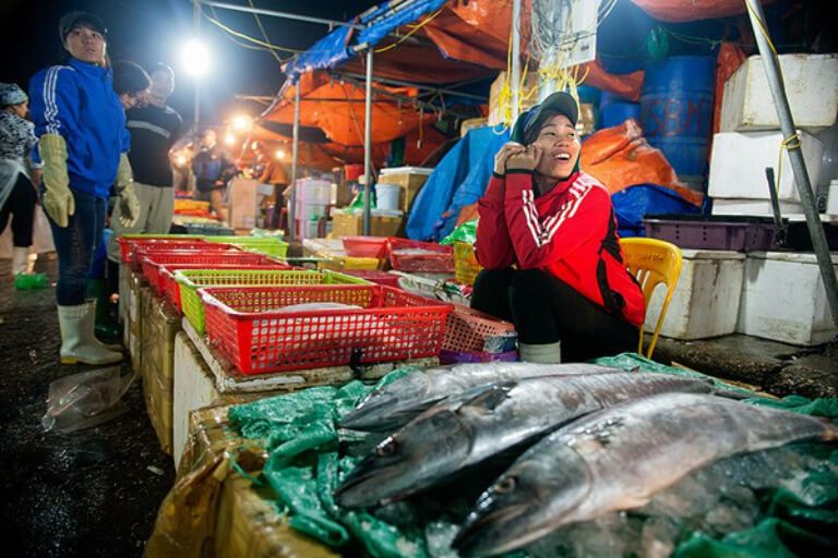 Mua cá dìa tại Hà Nội