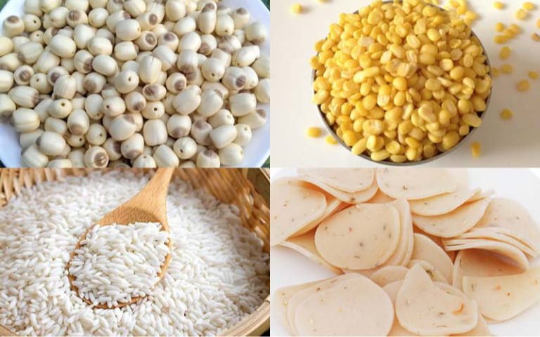 Đặc trưng của bột muối rang là sự kết hợp của nhiều nguyên liệu khô, vì vậy, để tiết kiệm thời gian, bạn có thể dùng bột rang muối có sẵn trên thị trường. 